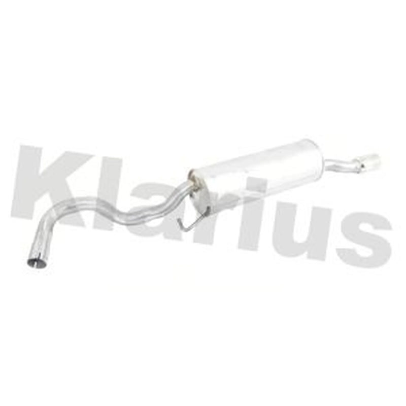 Klarius Box With Tail Pipe Rear fits Audi Tt 1998-2006 1.8