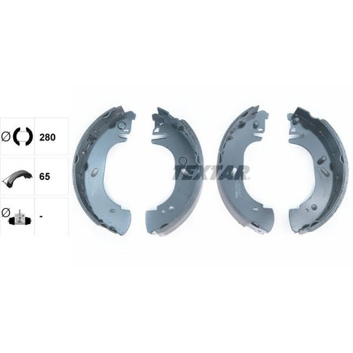 Textar Brake Shoe Set Axle Kit 91048600