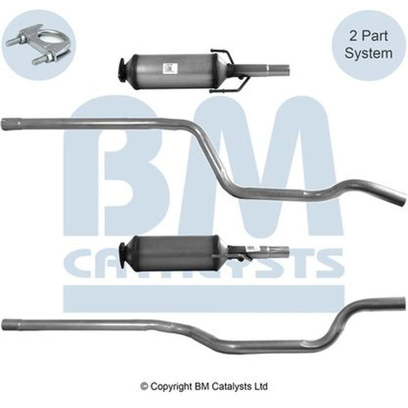 BM Catalysts Sic Dpf fits Opel Meriva A 2003-2010 1.3