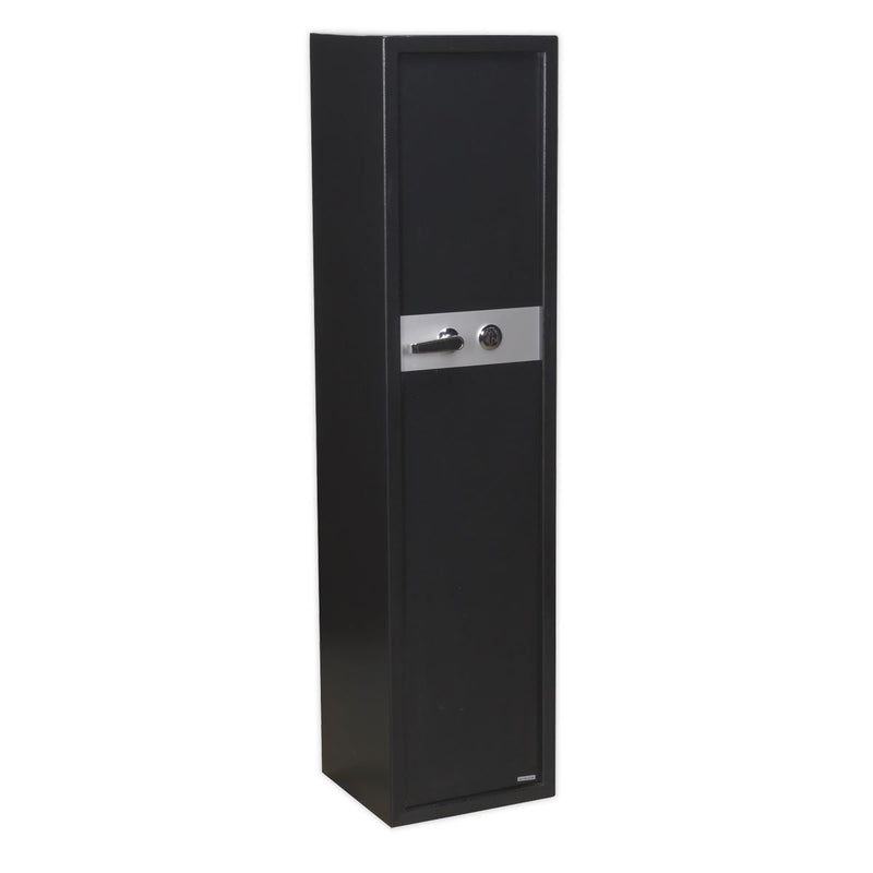 Sealey Gun Cabinet with Ammo Box & Key Lock 5 Gun Capacity SKGS5 Sealey - Dynamic Drive
