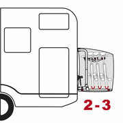 08208A01- Bike Cover S 4 Bikes Fiamma  - Dynamic Drive