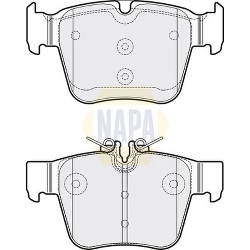 NAPA Front & Rear Pads fits Mercedes-Benz Glc 2015-2023