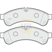 NAPA Rear Brake Pad Set fits Iveco Daily IV 2006-2011