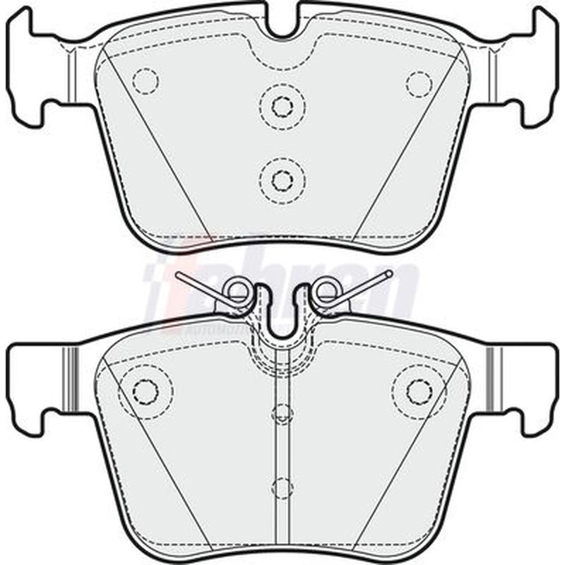 Fahren Rear Brake Pad Set FBP3379
