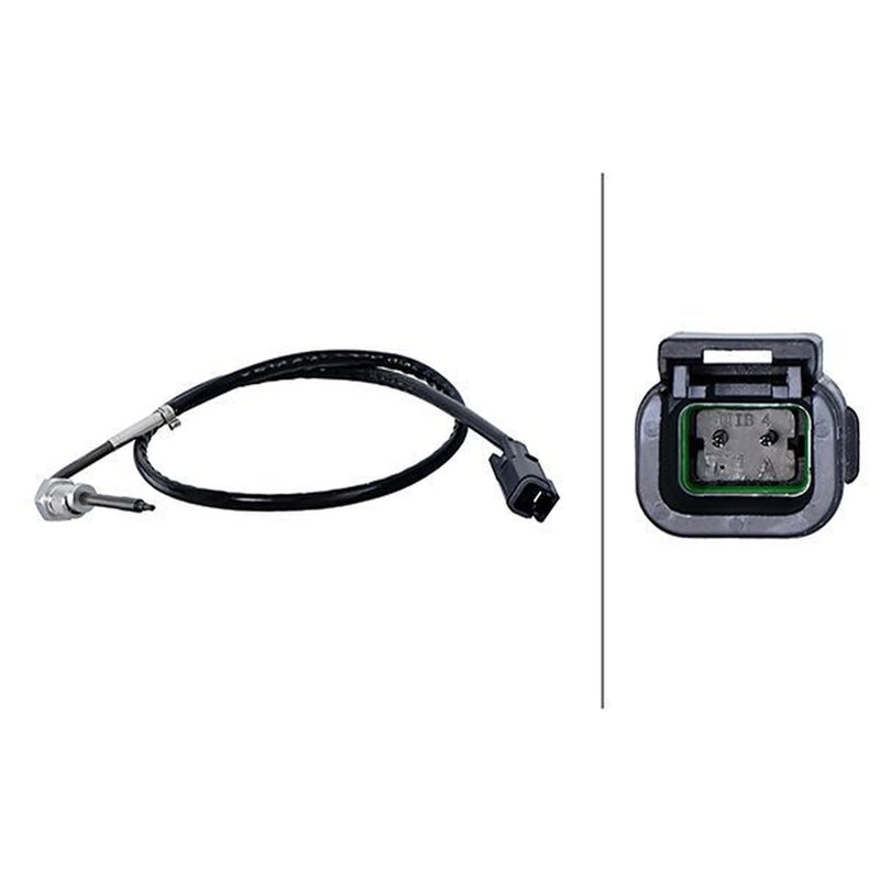 Hella Exhaust Gas Temperature Sensor fits Renault Trucks C 2013 on