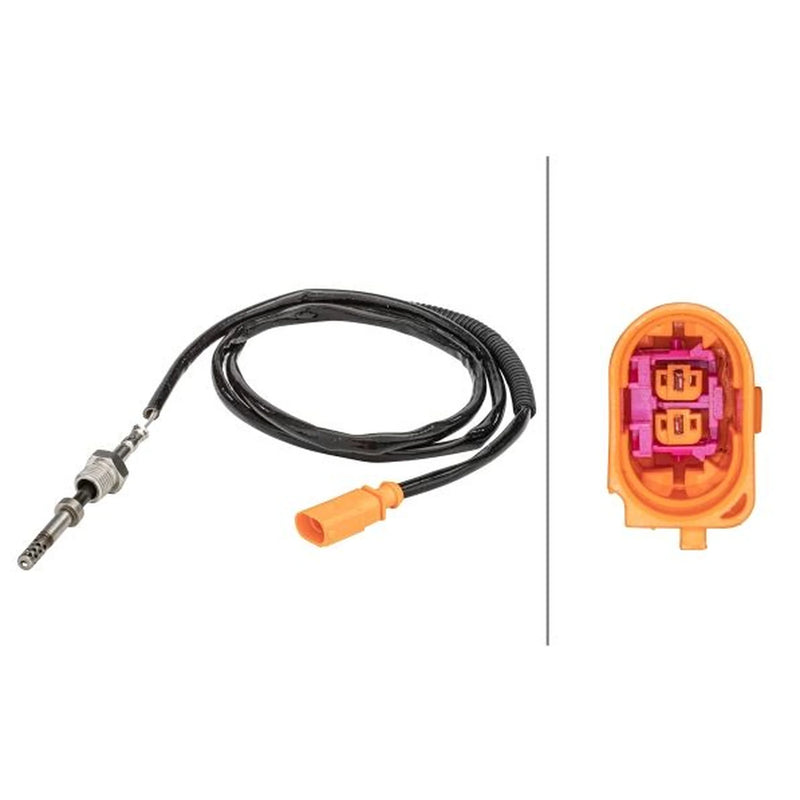 Hella Exhaust Gas Temperature Sensor after soot particulate filte fits VW Amarok