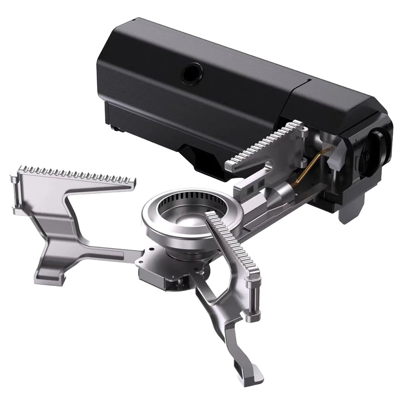 Quest Compact Folding Gas Stove Black