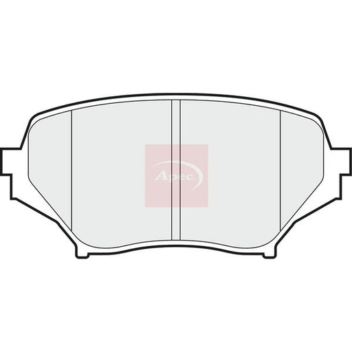 Apec Front Brake Pad Set PAD1486