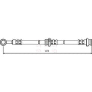 Apec Brake Hydraulic Hose Line Rear Left HOS3326