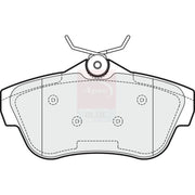 Apec Rear Brake Pad Set PD3140
