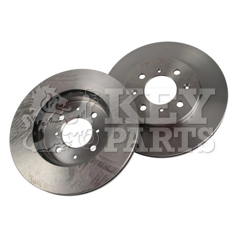 Key Parts 2 x Vented Front Brake Discs KBD4716-x2