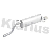 Klarius Box With Tail Pipe Rear fits Opel Corsa D 2009-2014 1.4