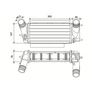 Valeo Intercooler (Charge Air Cooler) 881571