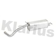 Klarius Box With Tail Pipe Rear fits Seat Ibiza Sc 2010-2015 1.2