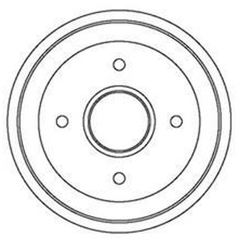 Abtex Brake Drum Assembly Rear fits Ford Courier Box Body/Mpv 1991-1996 1.3 1.8