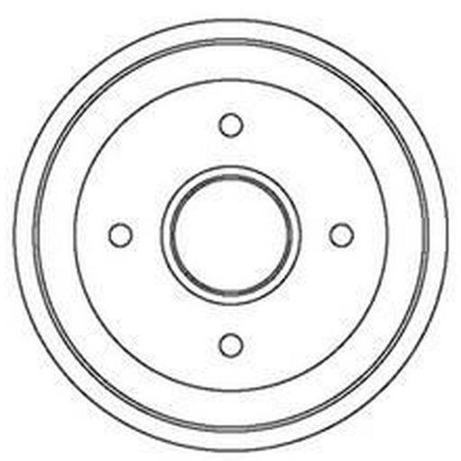 Abtex Brake Drum Assembly Rear fits Ford Courier Box Body/Mpv 1991-1996 1.3 1.8
