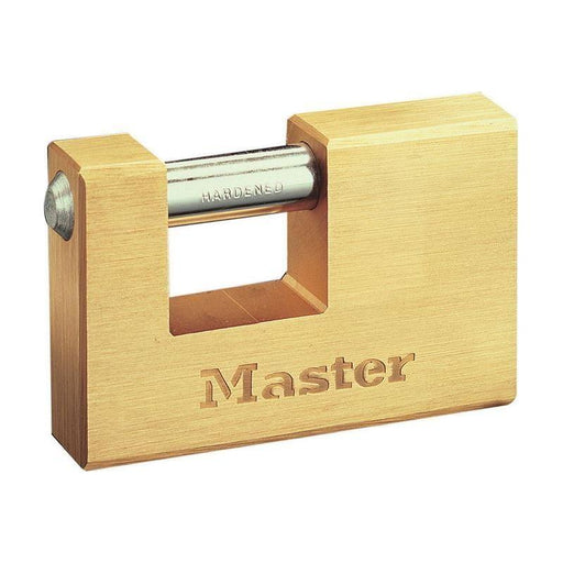 Master Lock Rectangular 63mm Solid Brass Body Shutter Padlock Master Lock - NN4 Online