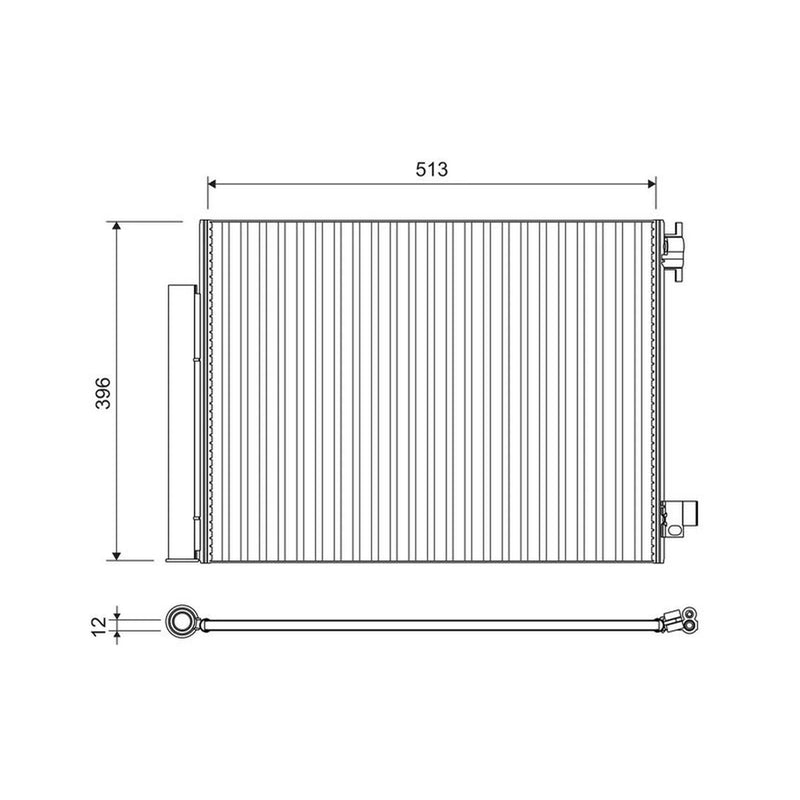 Valeo Air Conditioning Condenser 814373