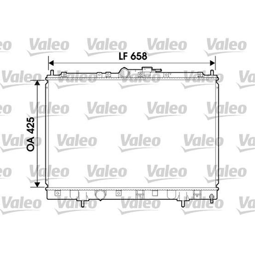 Valeo Engine Radiator 734198