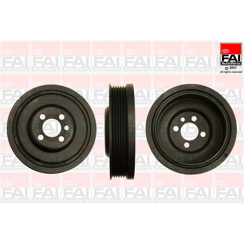 FAI Crank Shaft Belt Pulley fits Audi A1 2012-2018 1.6 2.0