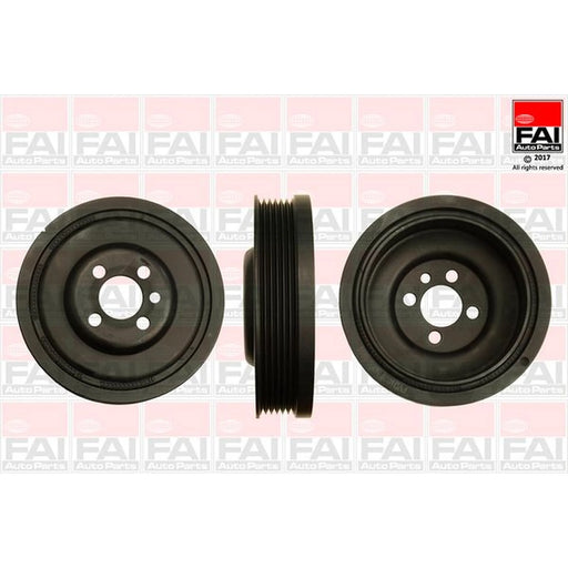 FAI Crank Shaft Belt Pulley fits Audi A1 2012-2018 1.6 2.0