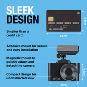 Ring Car Dash Camera Motion Sensor HD 1296p Wi-Fi & App Enabled GPS Driving Ring Automotive  - Dynamic Drive