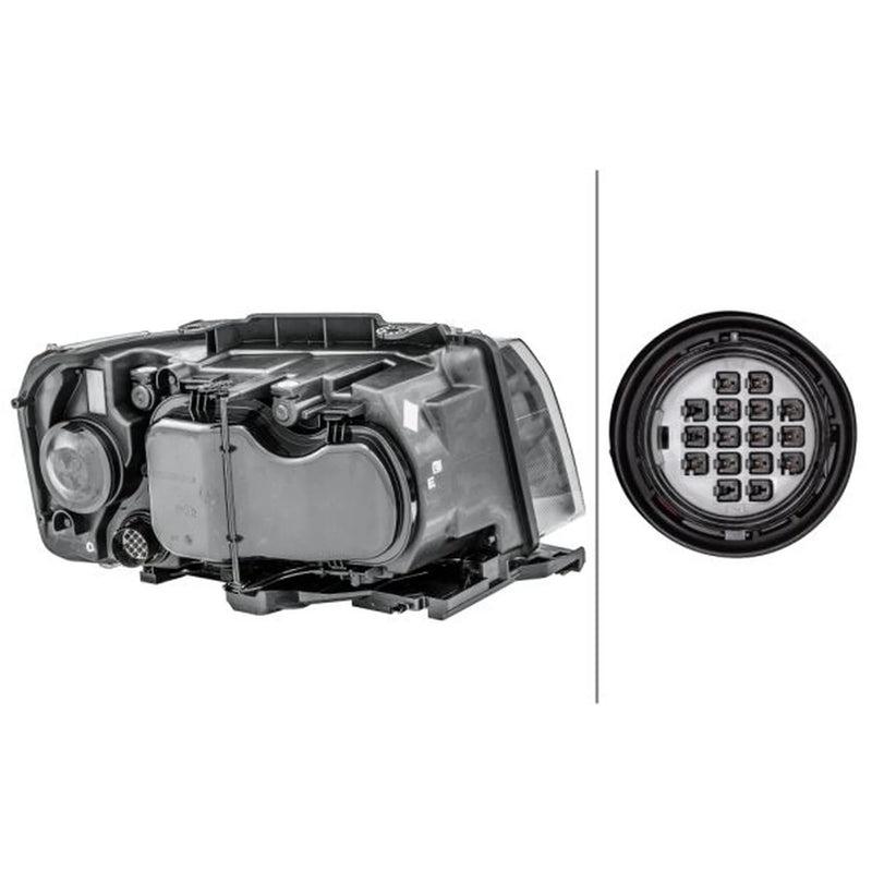 Hella Headlight Headlamp HB3 Left fits Land Rover Freelander 2 2006-2014