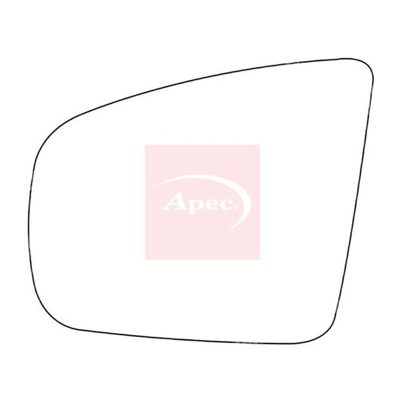 Apec Exterior Wing Mirror Glass Left fits BMW X5 2006-2013 3.0 4.8