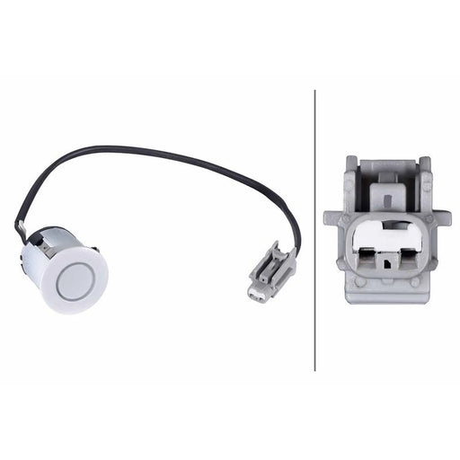 Hella Parking Sensor (PDC) Rear fits Nissan Tiida 2004-2012 1.8