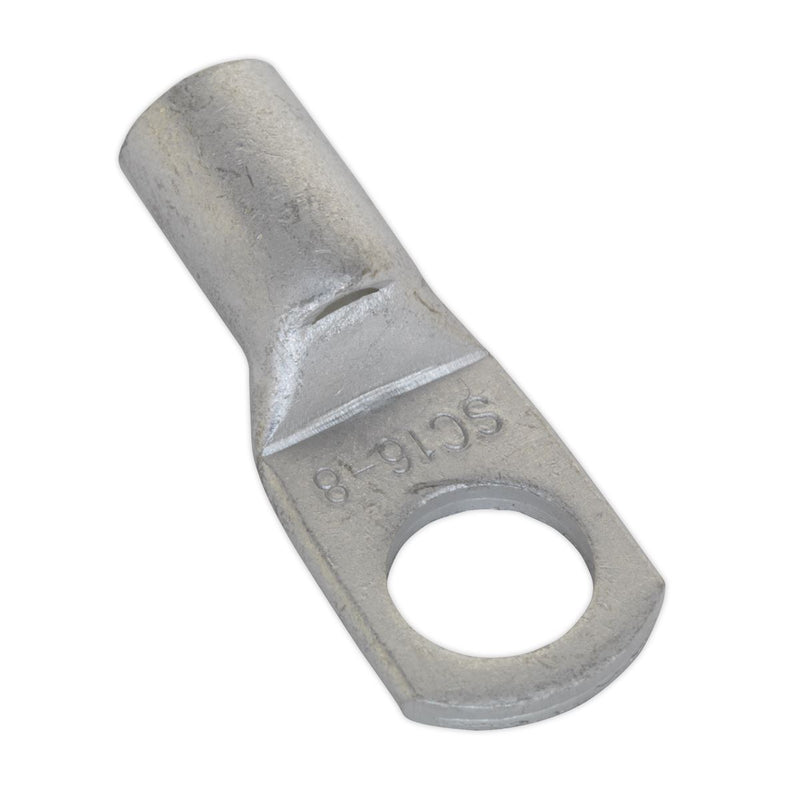 Sealey Copper Lug Terminal 16mmï x 8mm Pack of 10 LT168 Sealey - Dynamic Drive