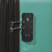 Dellonda 3-Piece Lightweight ABS Luggage Set with TSA Lock  Teal Dellonda  - Dynamic Drive