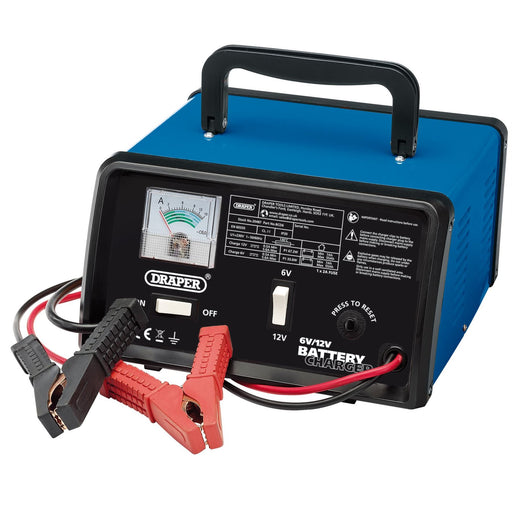 Draper 6/12V Battery Charger, 5.6A 20487 Draper - Dynamic Drive