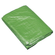 Sealey Tarpaulin 1.73 x 2.31m Green TARP68G Sealey - Dynamic Drive