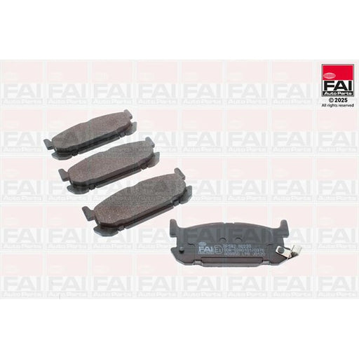 FAI Rear Brake Pad Set fits Mazda MX-5 1998-2005 1.8