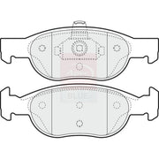 Apec Front Brake Solid Discs & Pads fits Fiat Punto 1994-2006 1.2 1.7 188.233