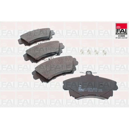 FAI Front Brake Pad Set fits Mitsubishi Carisma 1995-2006 1.3 1.6 1.8 1.9 2.0
