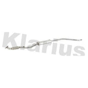 Klarius Box With Centre Pipe Centre fits Opel Corsa D 2006-2014 1.4