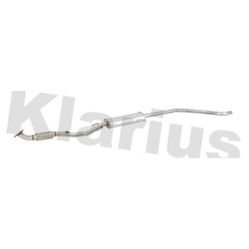 Klarius Box With Centre Pipe Centre fits Opel Corsa D 2006-2014 1.4