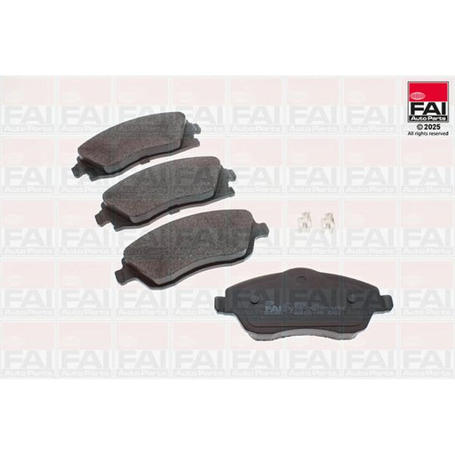 FAI Front Brake Pad Set fits Opel Combo Box Body/Mpv 2001 on 1.6 1.7