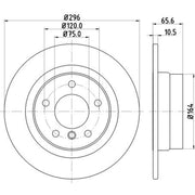 DON Front & Rear Brake Discs & Pads fits BMW 3 2005-2011