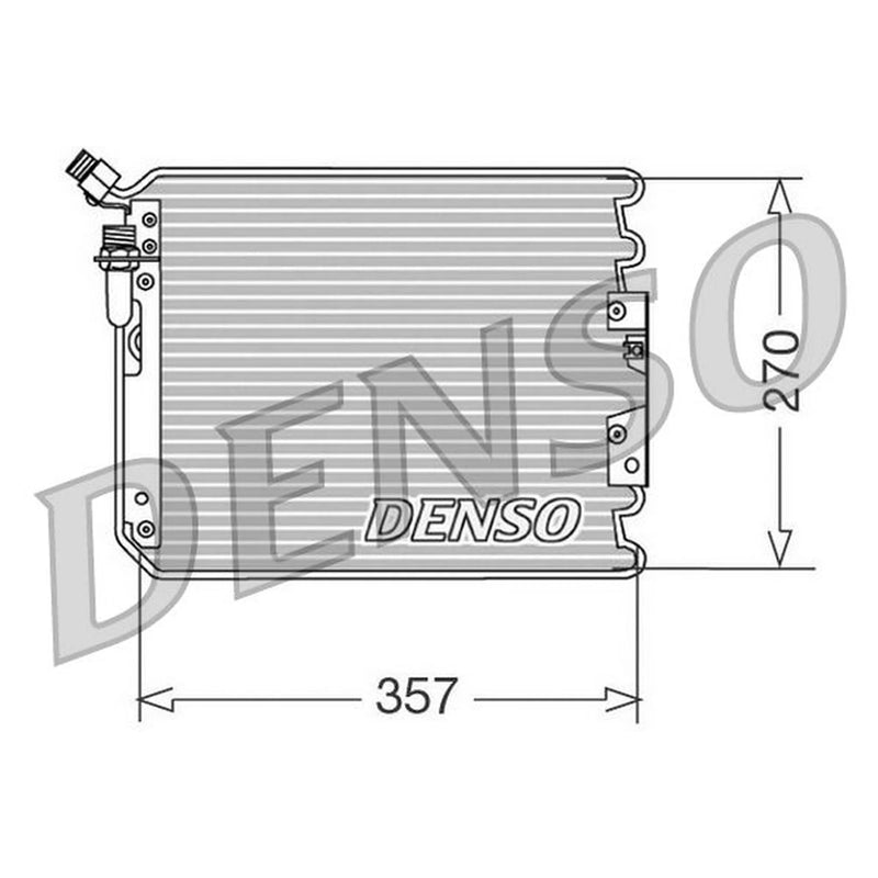 Denso Air Conditioning Condenser fits Porsche 911 1988-1997 3.3 3.6 3.8
