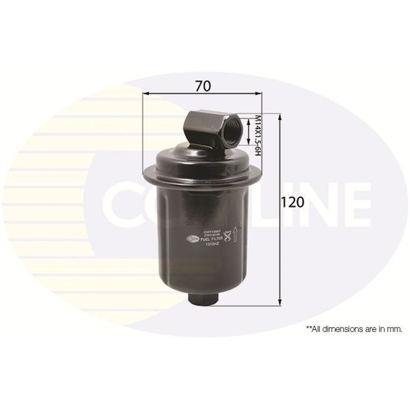 Comline Fuel Filter Element fits Hyundai Amica / Atoz 1998-2003 1.0