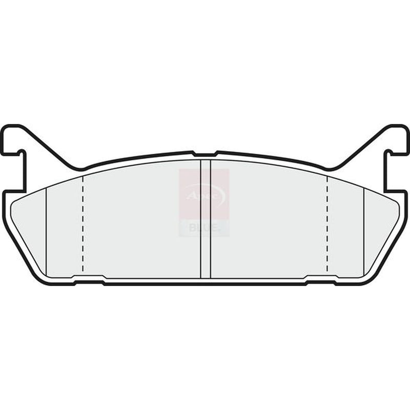 Apec Rear Brake Pad Set fits Daihatsu Applause 1989-1997 1.6