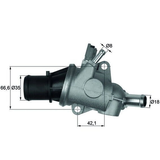 Mahle Thermostat,Coolant fits Alfa Romeo 147 2001-2010 1.6