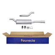 Hella End Silencer Rear fits VW Polo III Classic 1995-1997 1.6