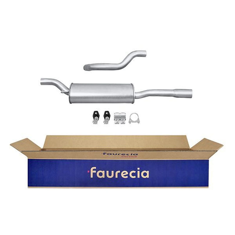 Hella End Silencer Rear fits VW Polo III Classic 1995-1997 1.6