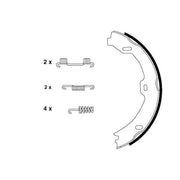 Mintex Parking Brake Shoe Set fits Maybach 57 2002-2012