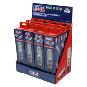 Sealey Rechargeable Inspection Light 8W LED Display Box of 12 LED1001DB Sealey - Dynamic Drive