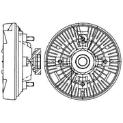 Mahle Radiator Fan Clutch fits New Holland Tm 2000-2007