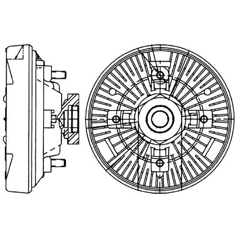 Mahle Radiator Fan Clutch fits New Holland Tm 2000-2007